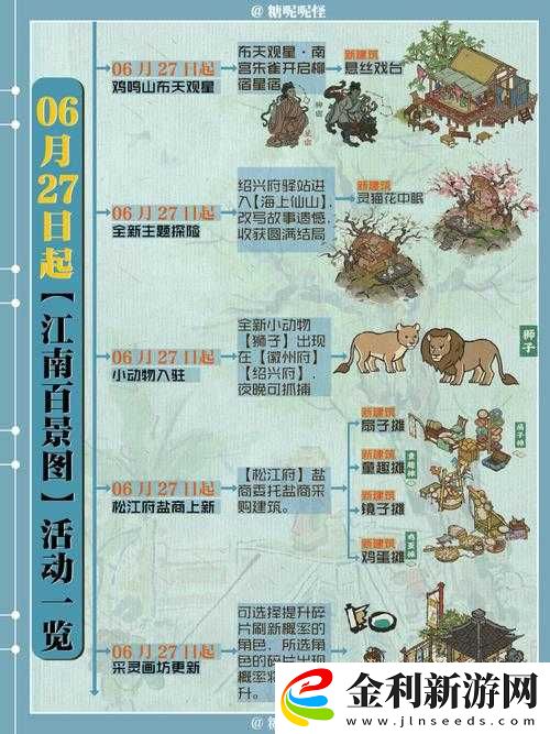 江南百景圖1.30版本大更新
