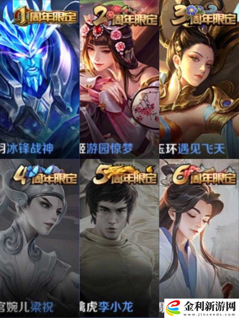 王者榮耀五周年返場(chǎng)皮膚有哪些