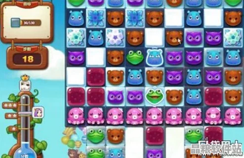 開心消消樂1128關(guān)三星通關(guān)秘籍