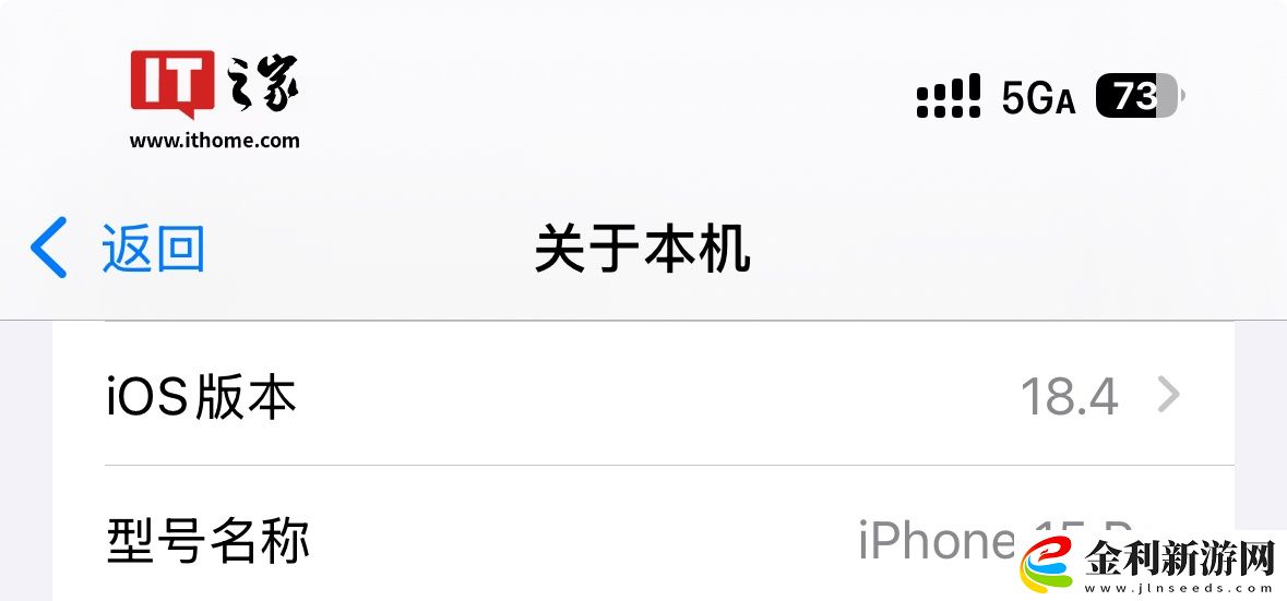 蘋(píng)果 iOS 18.4 開(kāi)發(fā)者預(yù)覽版 Beta 2 支持 5G-A 網(wǎng)絡(luò)